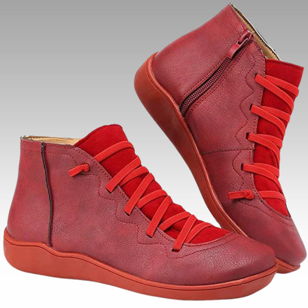 Nina™ - Stylish, vintage-style orthopaedic ankle boots