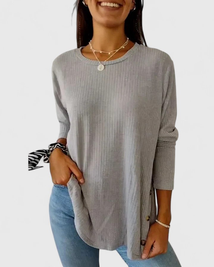 Megan™ | Stylish Crew-Neck Top