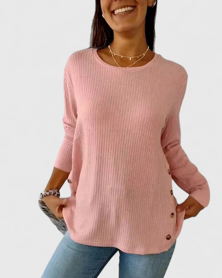 Megan™ | Stylish Crew-Neck Top