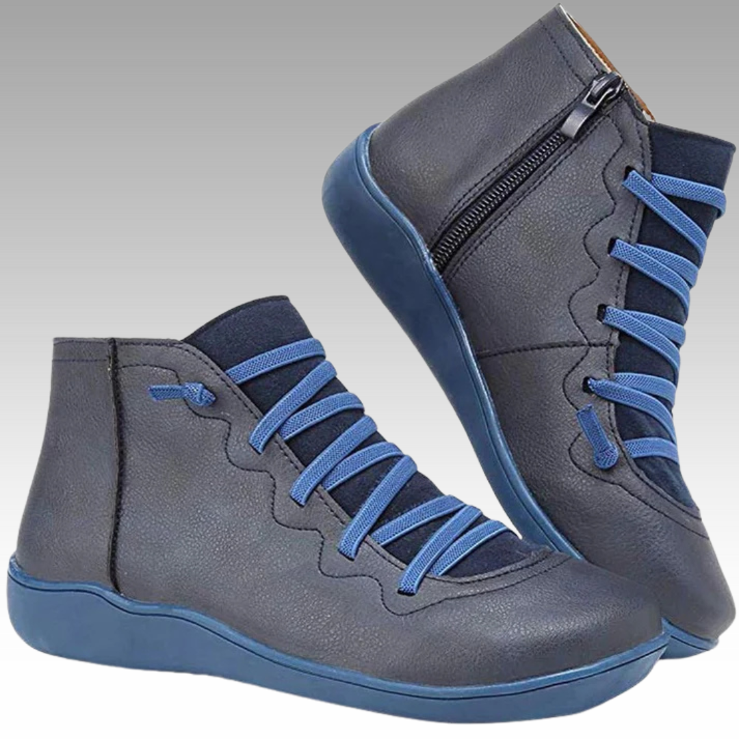Nina™ - Stylish, vintage-style orthopaedic ankle boots