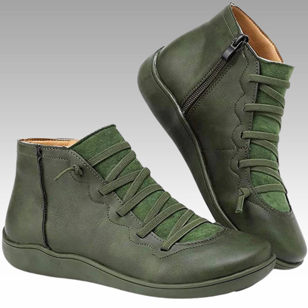Nina™ - Stylish, vintage-style orthopaedic ankle boots