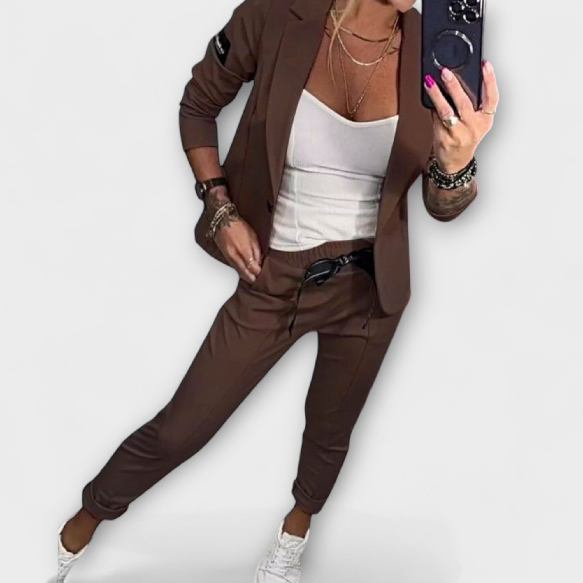 Grealish Home & Fashion | Elegant Combination Top, Jacket and Trousers