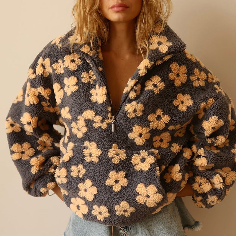 Lotte | Knitted with Floral Print