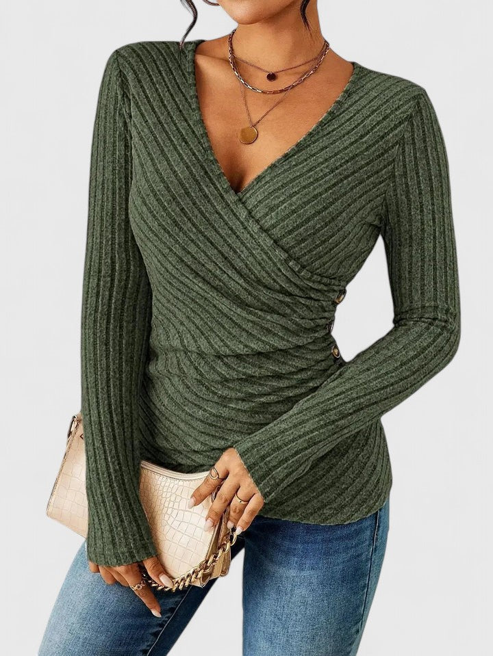 Vera | Stylish Wrap Top