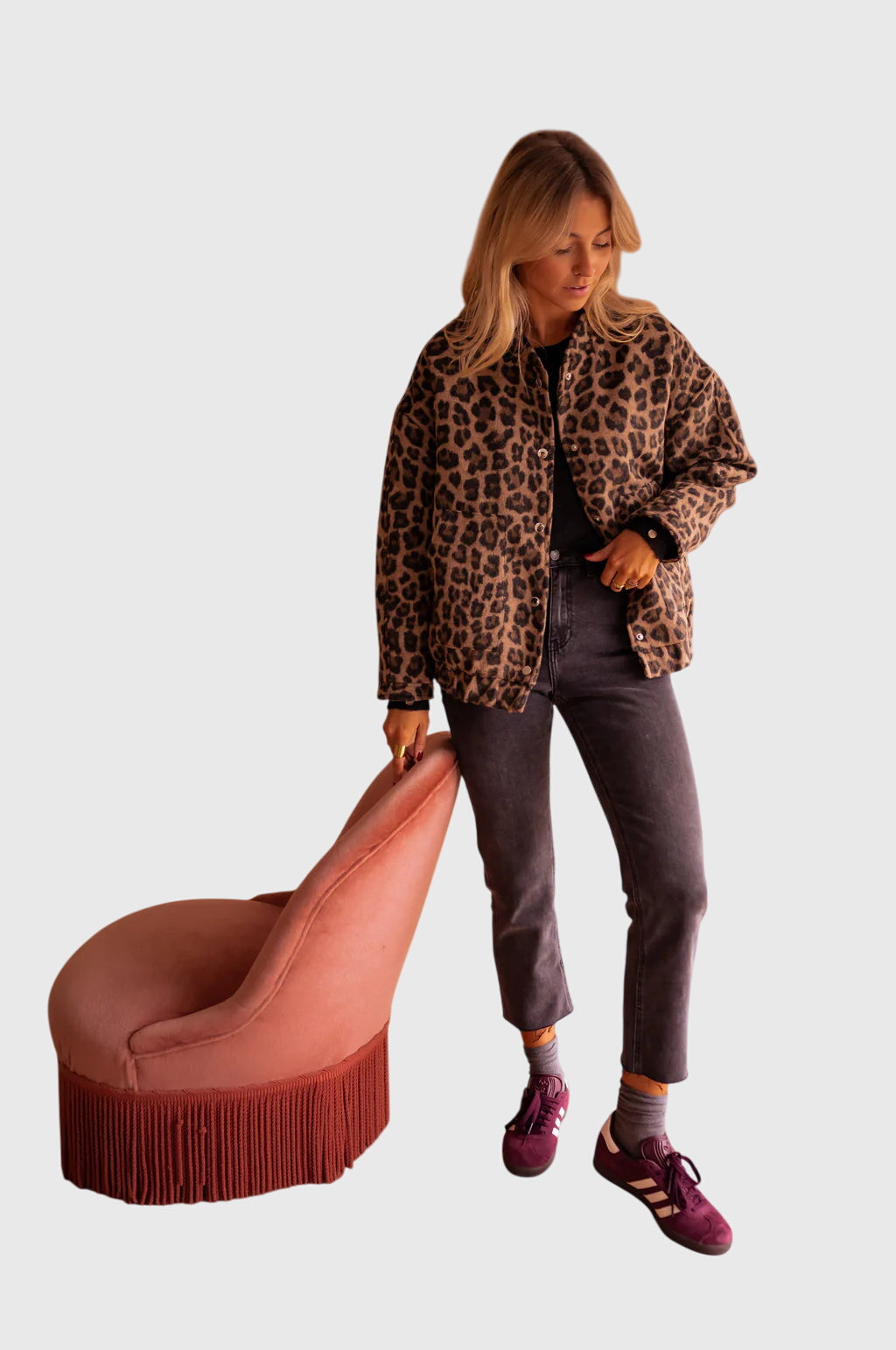 Elodie | Stylish Leopard-Print Jacket