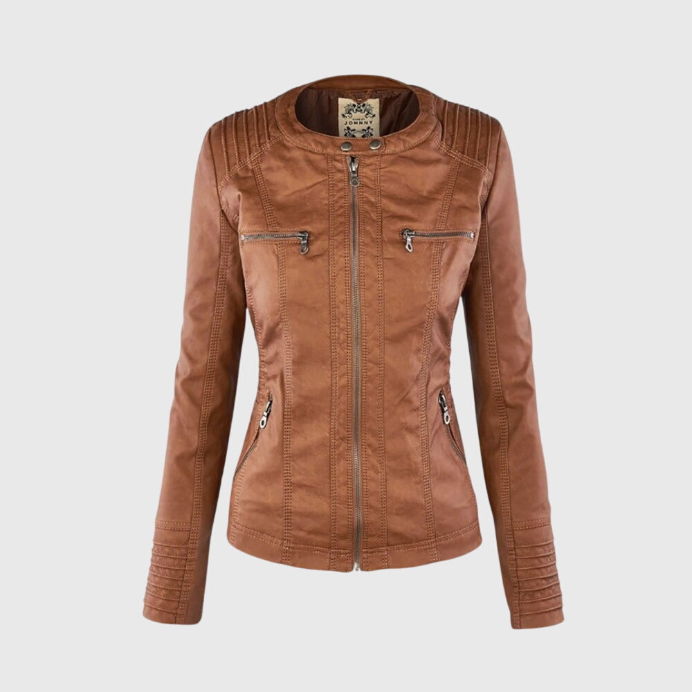 KAROLINE™ Stylish and Unique Leather Jacket
