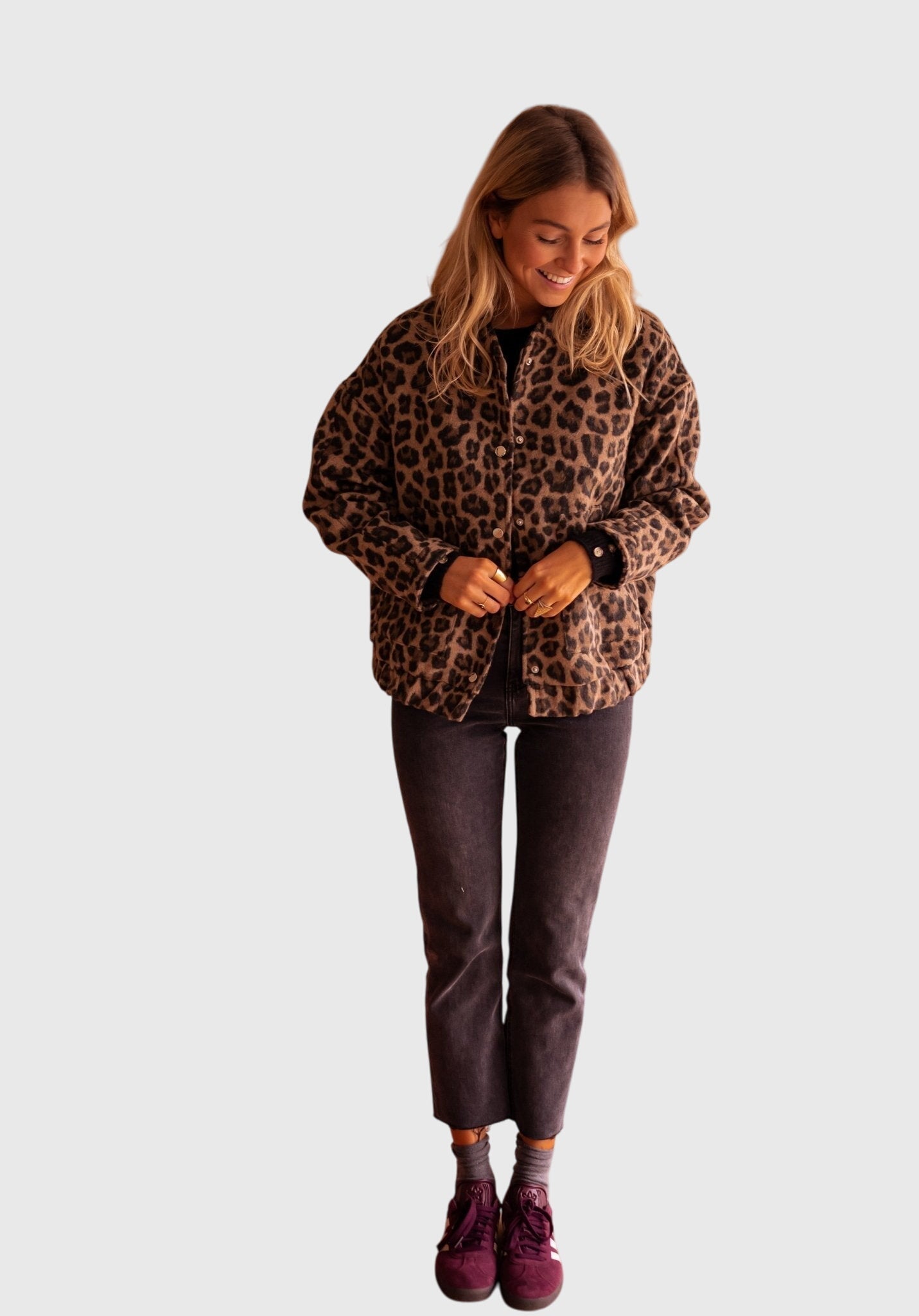 Elodie | Stylish Leopard-Print Jacket