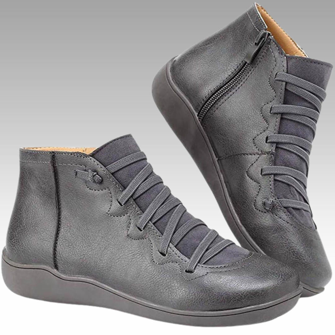 Nina™ - Stylish, vintage-style orthopaedic ankle boots