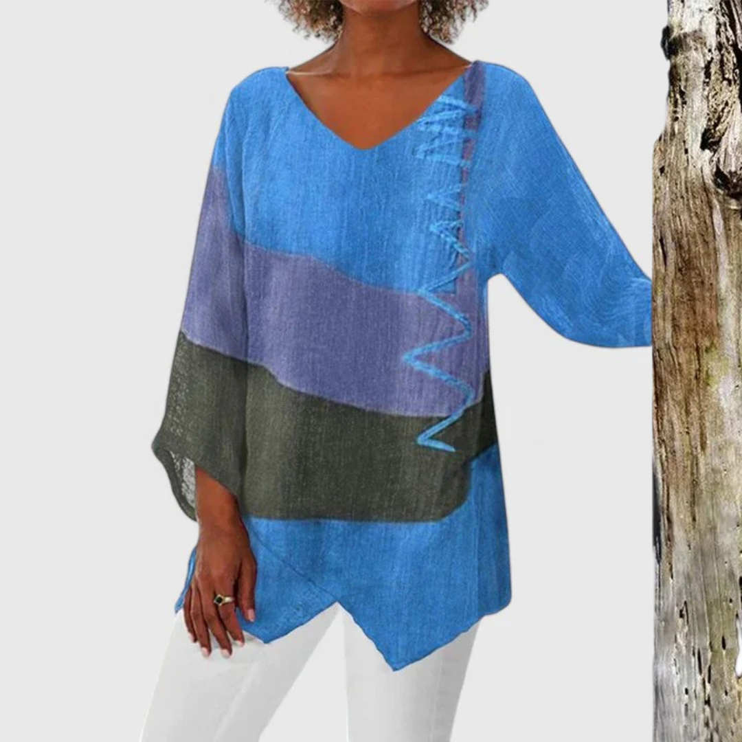 Elysia | Stylish V-Neck Tunic