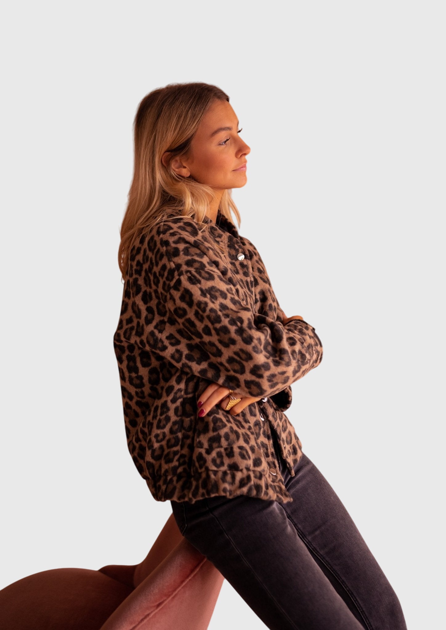 Elodie | Stylish Leopard-Print Jacket