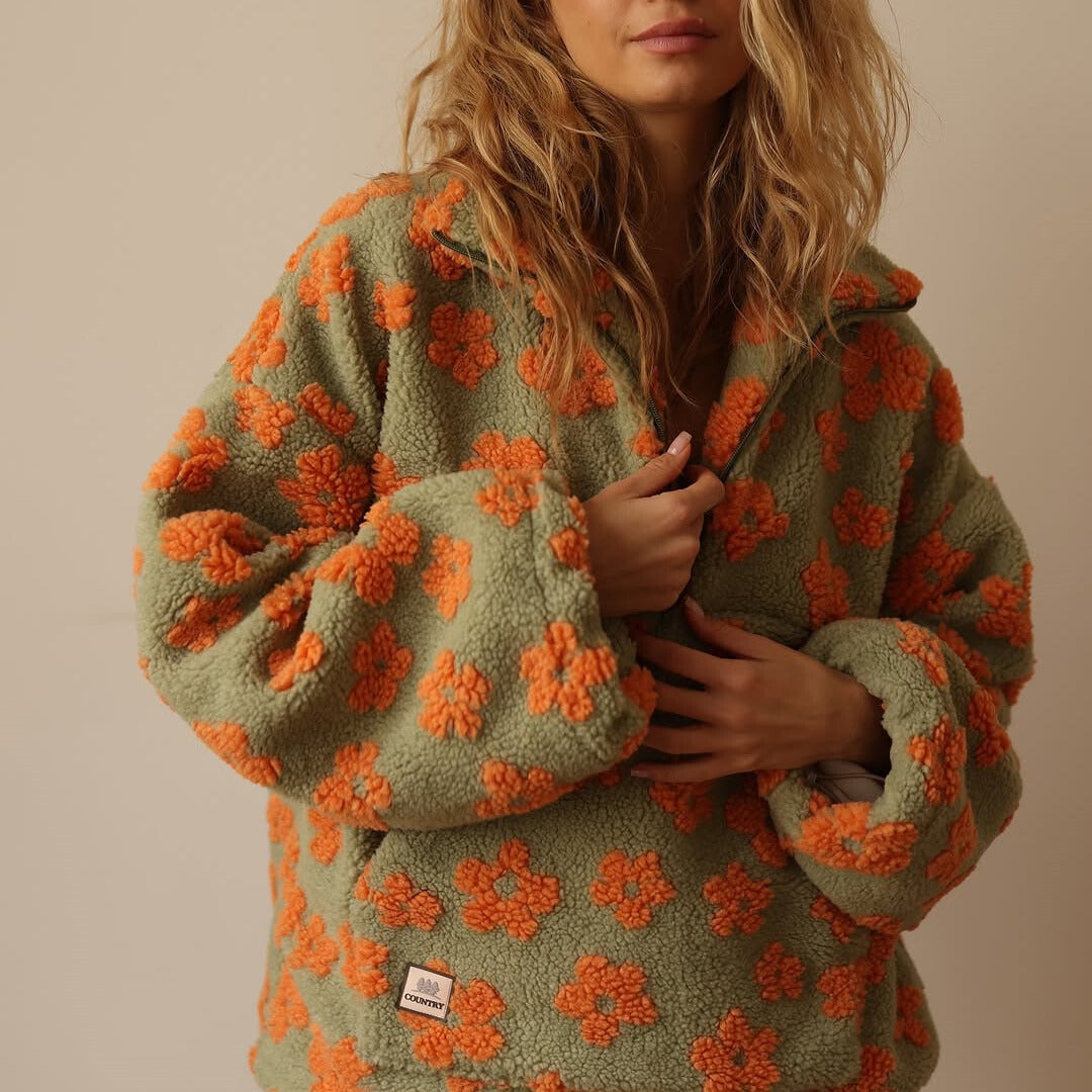 Lotte | Knitted with Floral Print