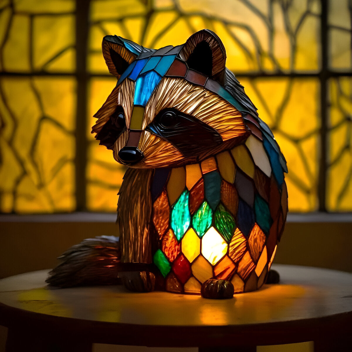 Jackie | Enchanting Raccoon Lamp