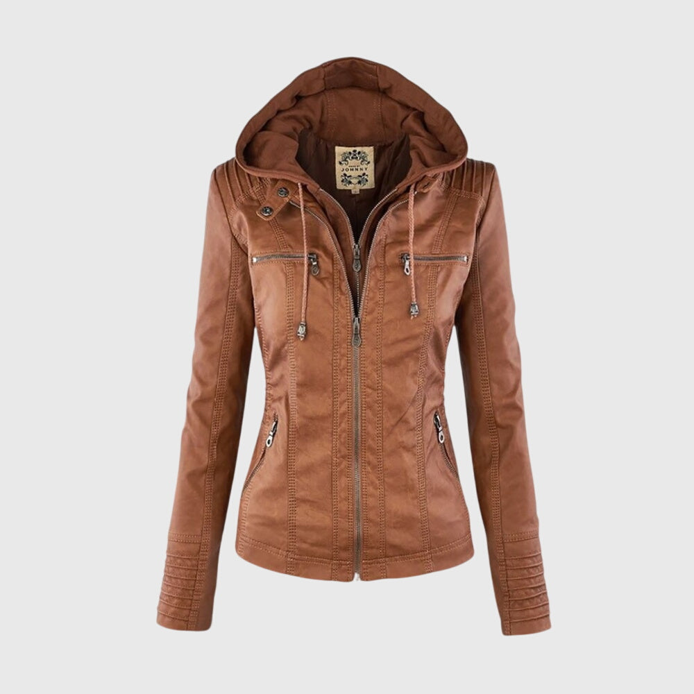KAROLINE™ Stylish and Unique Leather Jacket