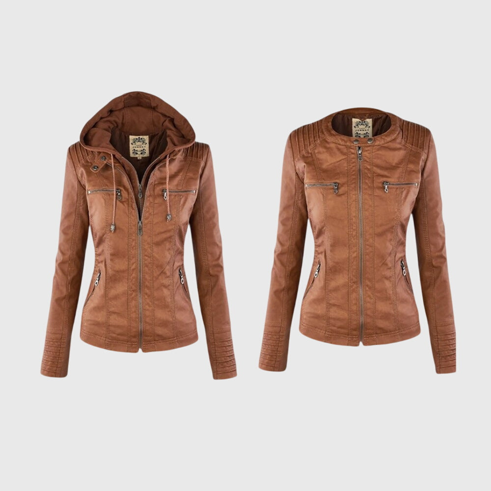 KAROLINE™ Stylish and Unique Leather Jacket