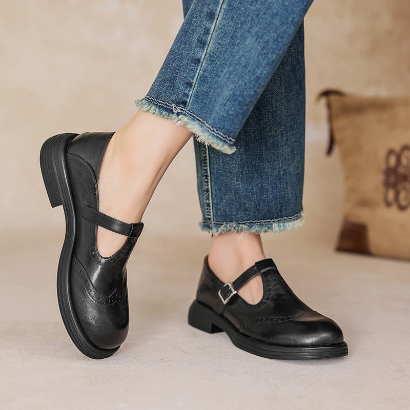 Selene™ - Stylish and Comfortable Round-Toe Loafers