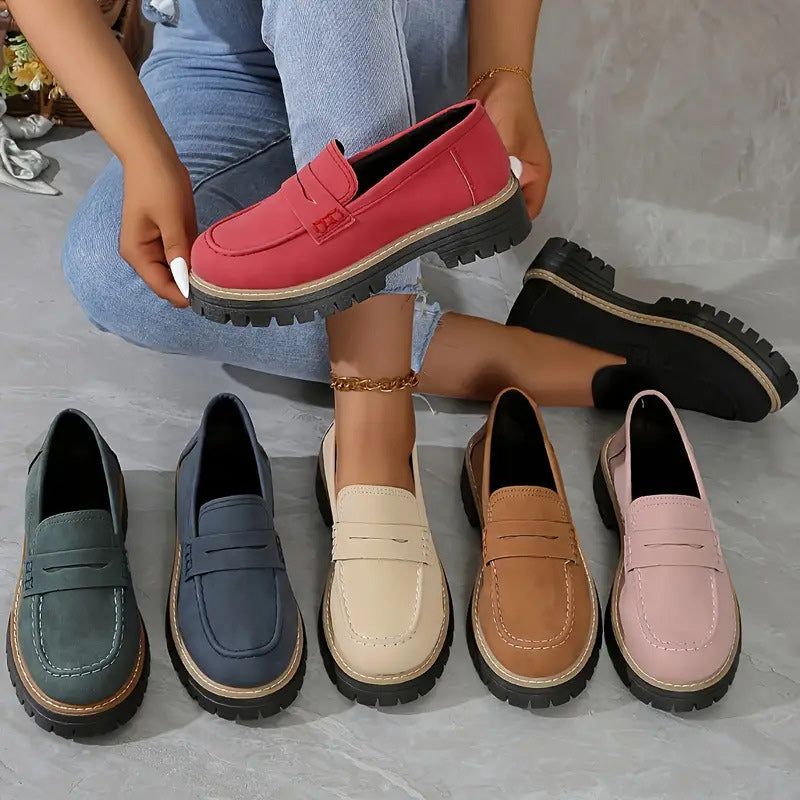 Emilia™ - Comfortable Chunky Loafers with Platform Sole